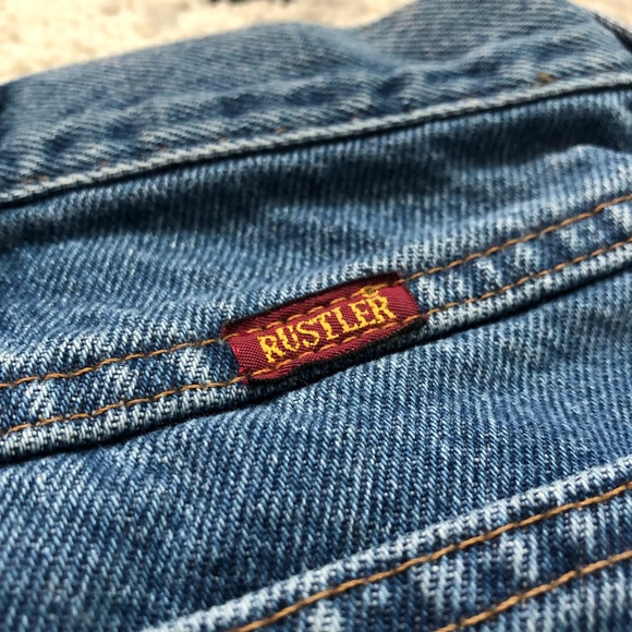 blue denim rustler jeans - Picture 4 of 4